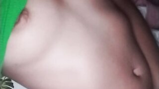 Brazilian shows perfect tits and masturbates on ome.tv