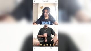 I showed my big dick to the girl from ometv