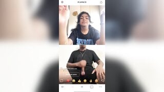 I showed my big dick to the girl from ometv