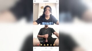 I showed my big dick to the girl from ometv