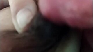 Indian with big boobs rubs pussy