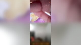 Russian girl show boobs on ometv