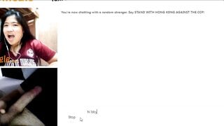 "Can i have that" omegle hottie want my big cock