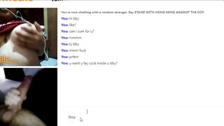 "Can i have that" omegle hottie want my big cock