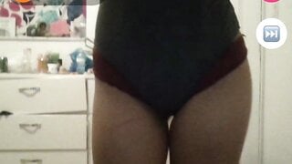 Monkey.app girl showing off her lingerie
