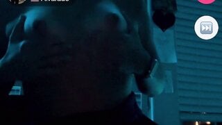 Slut shows me her boobs on monkey.app
