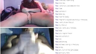 Omegle girl plays innocent but likes it rough