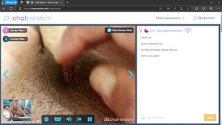 chilean girl in Chatrandom masturbates with me