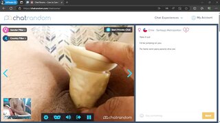 chilean girl in Chatrandom masturbates with me