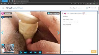 chilean girl in Chatrandom masturbates with me