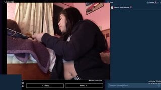 Drunk & High Mexican girl fucks herself