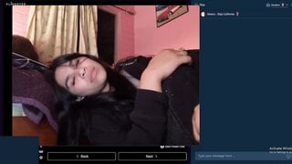 Drunk & High Mexican girl fucks herself