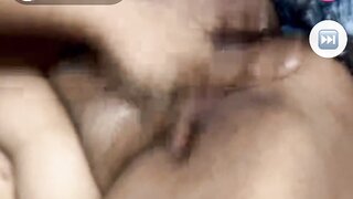BBW shows off and masturbates on monkey app
