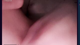 Russian teen show pussy and cum