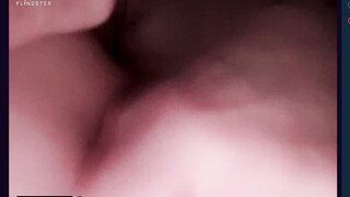 Russian teen show pussy and cum