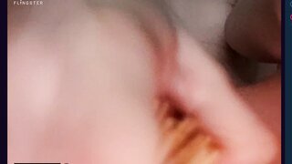 Russian teen show pussy and cum