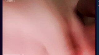 Russian teen show pussy and cum