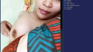 Omchater Omegle Pretty Asian Masturbates