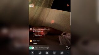 Horny Filipina in disco lights