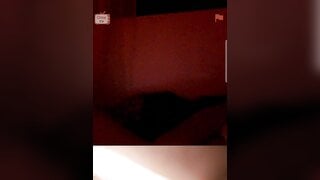 Horny Filipina in disco lights