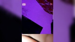 Horny Filipina in disco lights