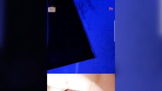 Horny Filipina in disco lights