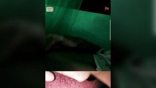 Horny Filipina in disco lights