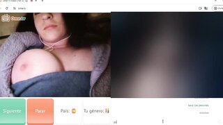 Stacked spain milf reveals huge tits