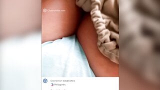 Filipina girl shows me her pussy