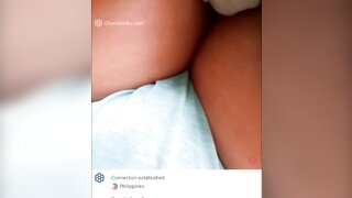 Filipina girl shows me her pussy