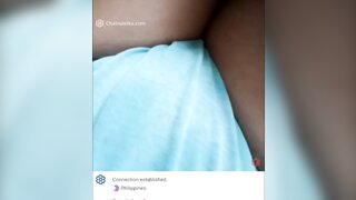 Filipina girl shows me her pussy