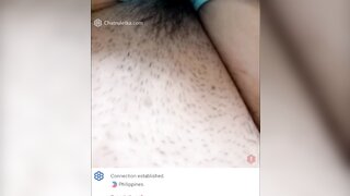 Filipina girl shows me her pussy