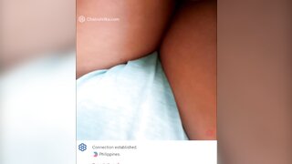 Filipina girl shows me her pussy