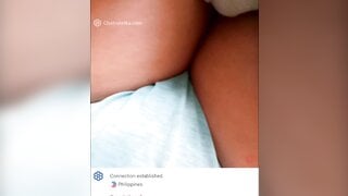 Filipina girl shows me her pussy