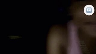 Pretty ebony flashes boobs on monkey.app