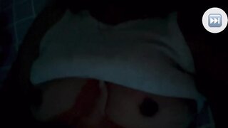 Perfect monkey app girl flashes and masturbates