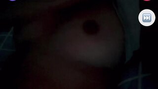 Perfect monkey app girl flashes and masturbates
