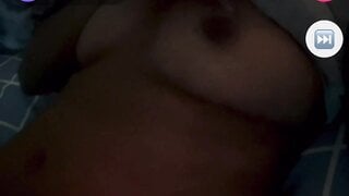 Perfect monkey app girl flashes and masturbates