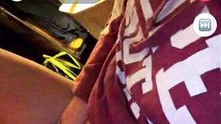 Masturbating through panties on monkey app