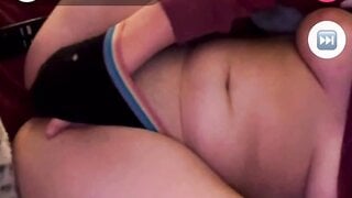 Masturbating through panties on monkey app