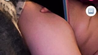 Masturbating through panties on monkey app