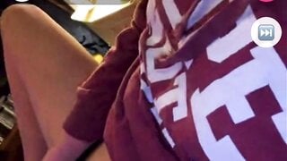 Masturbating through panties on monkey app