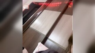 Russian flashes boobs on ometv