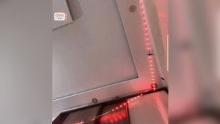 Russian flashes boobs on ometv