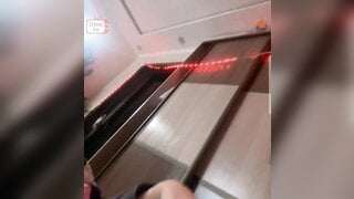 Russian flashes boobs on ometv