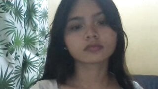 Philippine teen shows tits on OmeTV