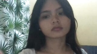 Philippine teen shows tits on OmeTV