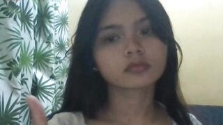 Philippine teen shows tits on OmeTV