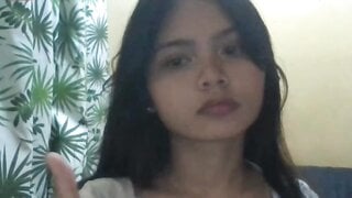 Philippine teen shows tits on OmeTV