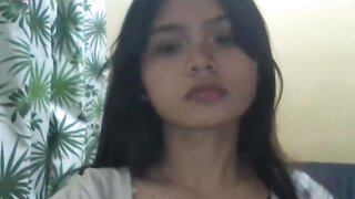 Philippine teen shows tits on OmeTV